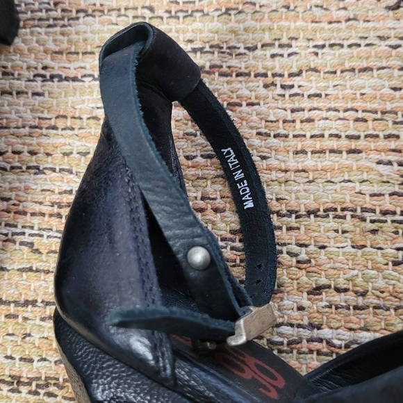 A.S. 98 Strappy Leather Heeled Mule - Picture 3 of 11